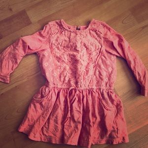 Next cotton dress with lace details